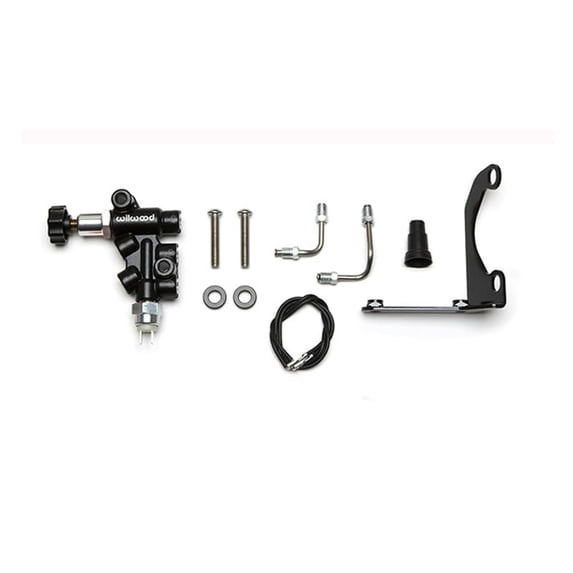 Wilwood Mounting Bracket Kit with Combination Proportioning Valve - Wilwood Tandem Master Cylinder