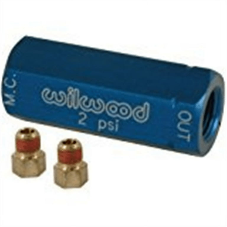 Wilwood 2lb Residual w/Fittings Wilwood 2lb Residual w/Fittings