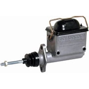Wilwood High Volume Master Cylinder Kit, 0.75 in Bore, 1.430 in Stroke, Integral Reservoir, Aluminum, Natural Finish, Hydraulic Brake Master Cylinder