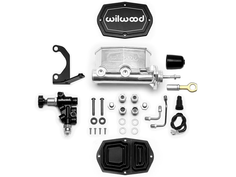 Wilwood High Volume Tandem M/C - 15/16in Bore Ball Burnished-W/Pushrod - Early Mustang main image 1