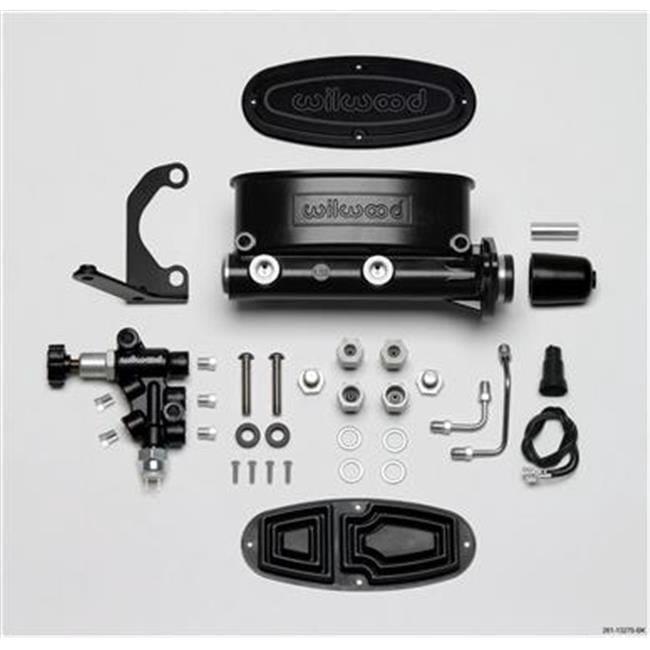 Wilwood 26113270BK 0.12 In. Tandem Brake Master Cylinder- Black