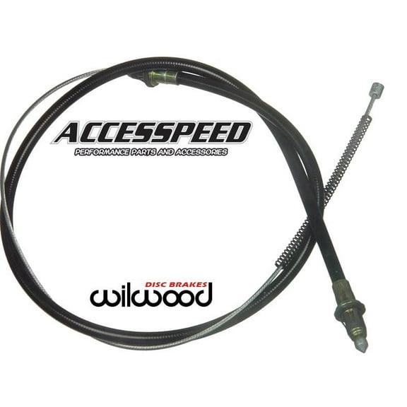 Wilwood 330-12335 AERO4 & Superlite 4 Rear Kit Extended Parking Brake Cable Fits 2011-2014 Ford Mustang