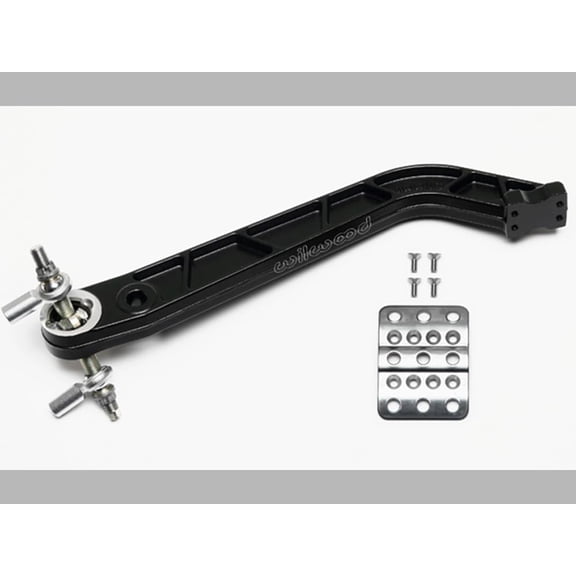 Wilwood 340-15152 Retrofit Kit Adjustable Tru-Bar Brake Pedal, Brake -Rev Swing Mount, 6.25:1