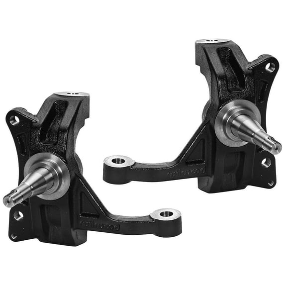 Wilwood 831-15958 AFX ProSpindle 2-inch Drop Spindle Kit for 1970-1981 F-Body, 1973-1976 A-Body, 1975-1979 X-Body, and 1977-1990 B-Body