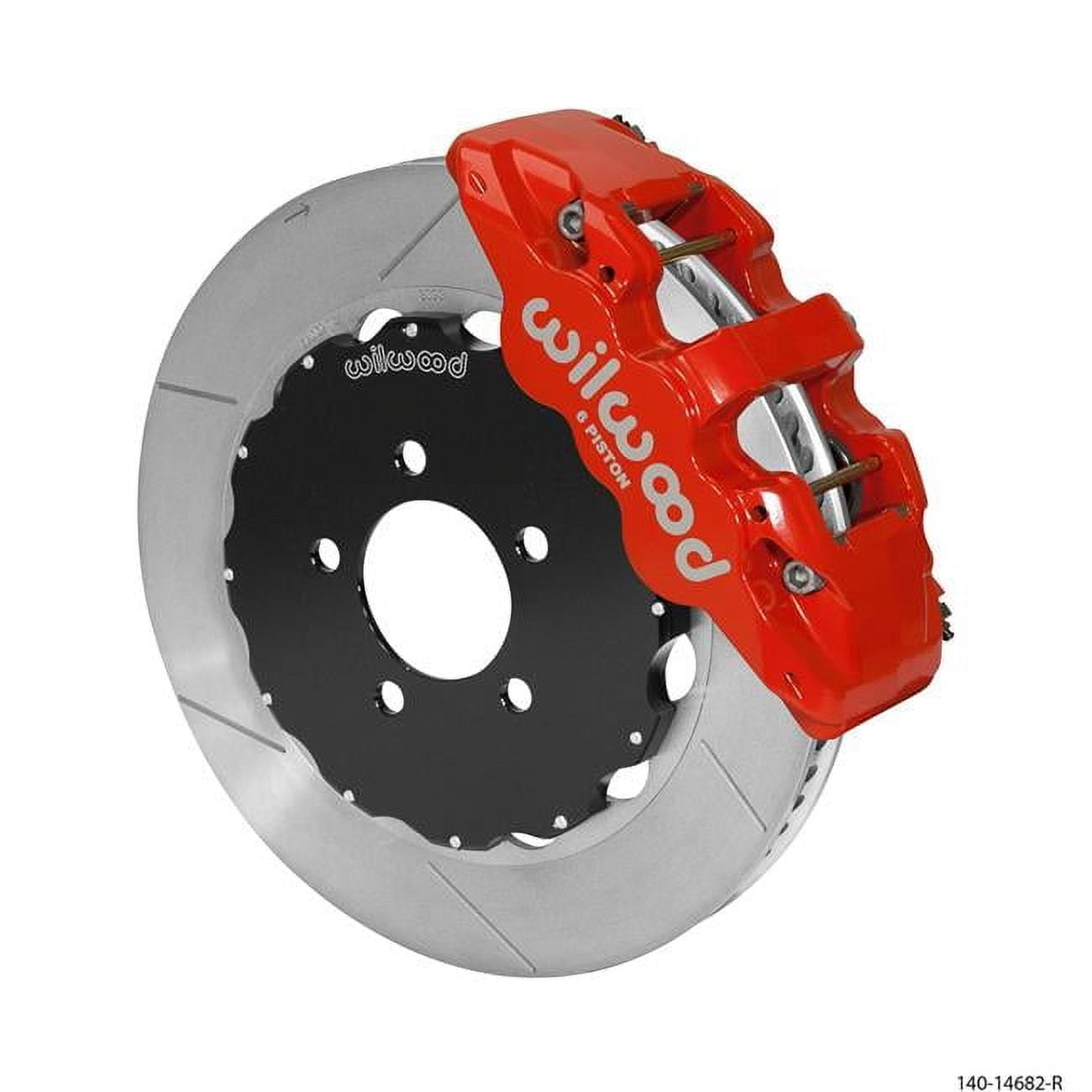 Wilwood AERO6 Front Big Brake Kit 14.00in Red 03-11 Crown Victoria - 140-14682-R