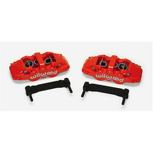 Wilwood AERO6 Front Caliper & Bracket Kit - Red 97-13 C5/C6 Corvette w/ OEM HD/Z51 Rotors