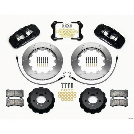 Wilwood AERO6 Front Hat Kit 14.00 2007-2011 BMW E90 Series w/Lines