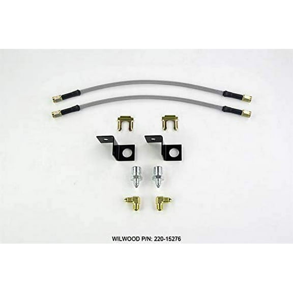 Wilwood Braided Flexline Kit Automotive Specialty Parts, Stainless Steel