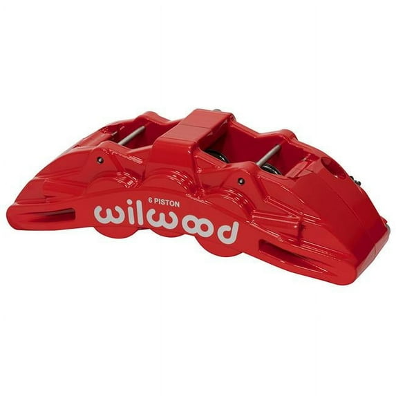 Wilwood Caliper Red SX6R 4.04in Piston 1.25in Disc - 120-14862-RD