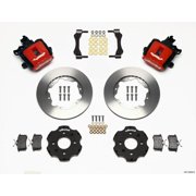 Wilwood Combination Parking Brake Rear Kit 11.00in Red Civic / Integra Disc 2.39 Hub Offset
