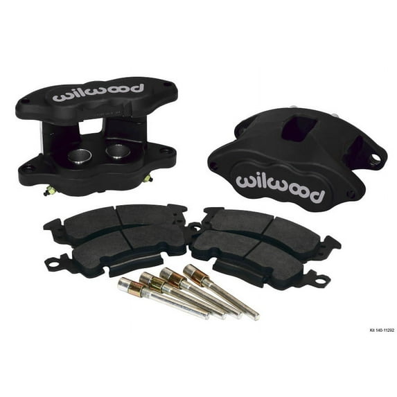 Wilwood D52 Rear Caliper Kit - Black Ano 1.25 / 1.25in Piston 1.28in Rotor
