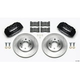 Wilwood DPHA Front Caliper & Rotor Kit Drill Red Honda / Acura w/ 262mm OE Rotor main image 0