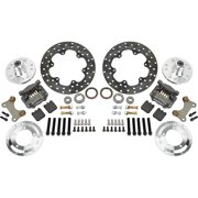 Wilwood Disc Brake Kit 1949-54 Chevy Spindles, 2-Piston, Steel Rotor