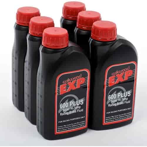Wilwood 290-8478 EXP600 PLUS Brake Fluid - DOT 4, 16.9 Fluid oz. - Set of 6