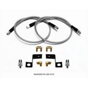 Wilwood Engineering 220-14112 Wilwood Engineering Flexline Brake Line Kit Front
