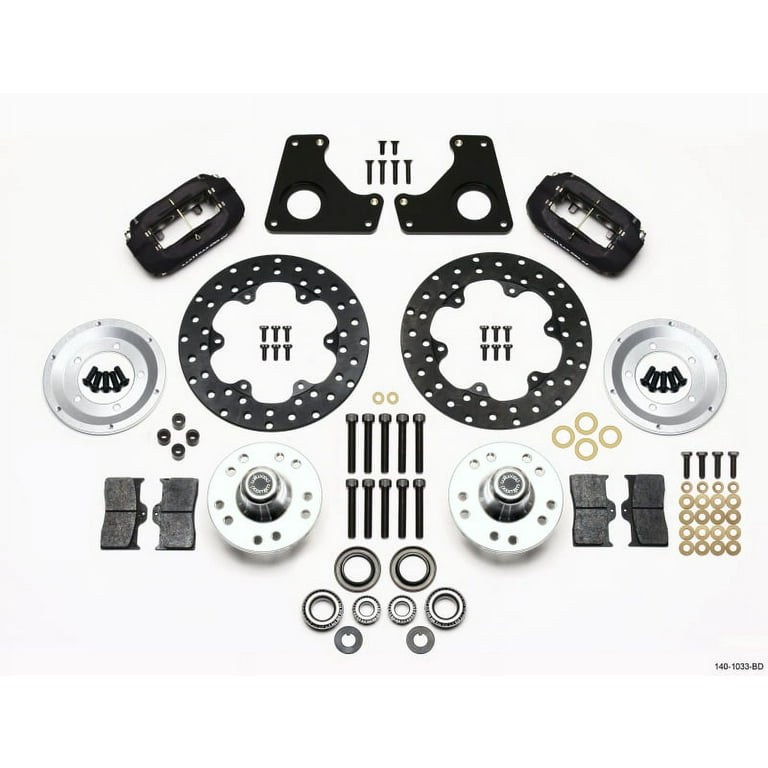 Wilwood MD Drag Front Brake Kit GM Drilled Rotors Wilwood MD Drag Front Brake Kit GM Drilled Rotors