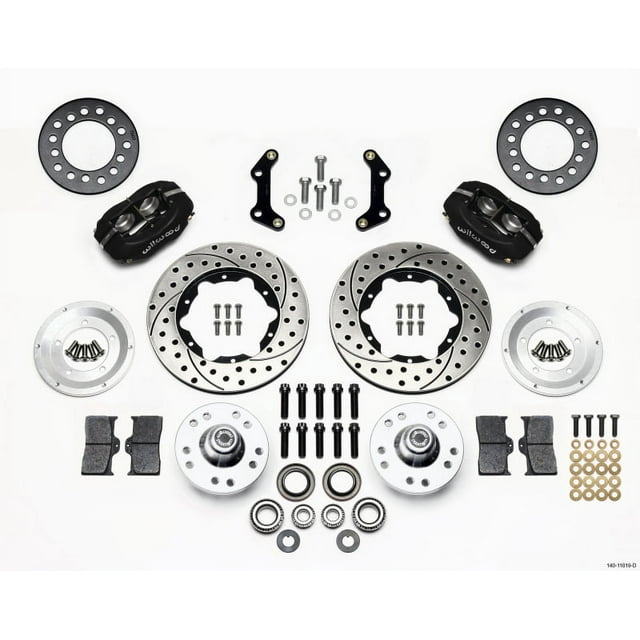 Wilwood Forged Dynalite Front Kit 11.00in Drilled 73-80 CDP A B E & F Body