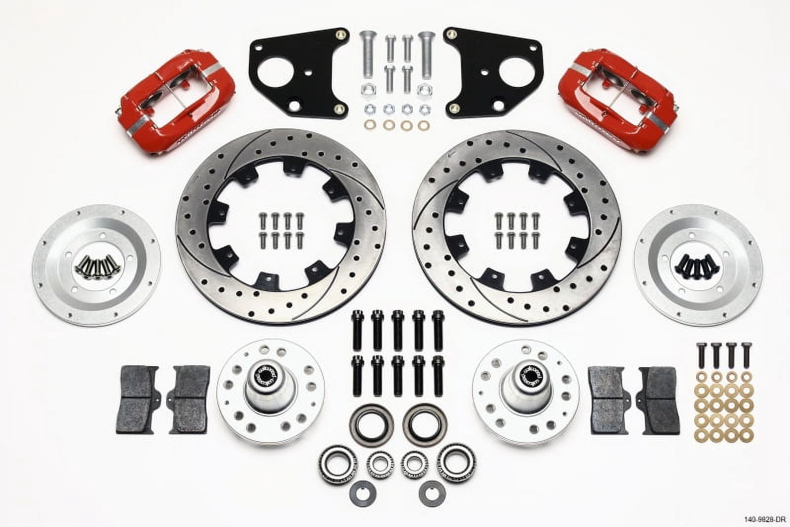 Wilwood Dynapro 6 Front Hub Kit 12.19in 62-72 CDP B & E Body-Drum main image 1