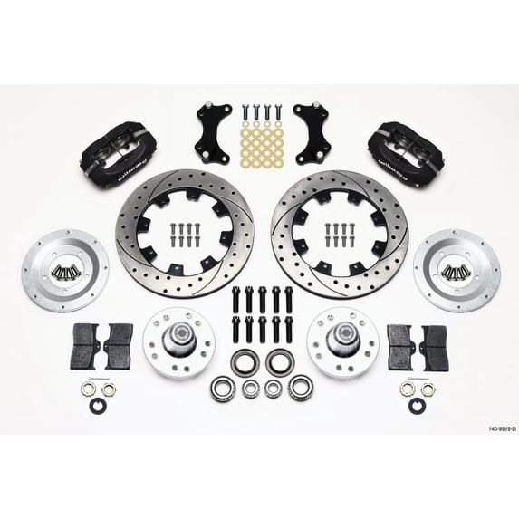 Wilwood Forged Dynalite Front Kit 12.19in Drilled WWE ProSpindle