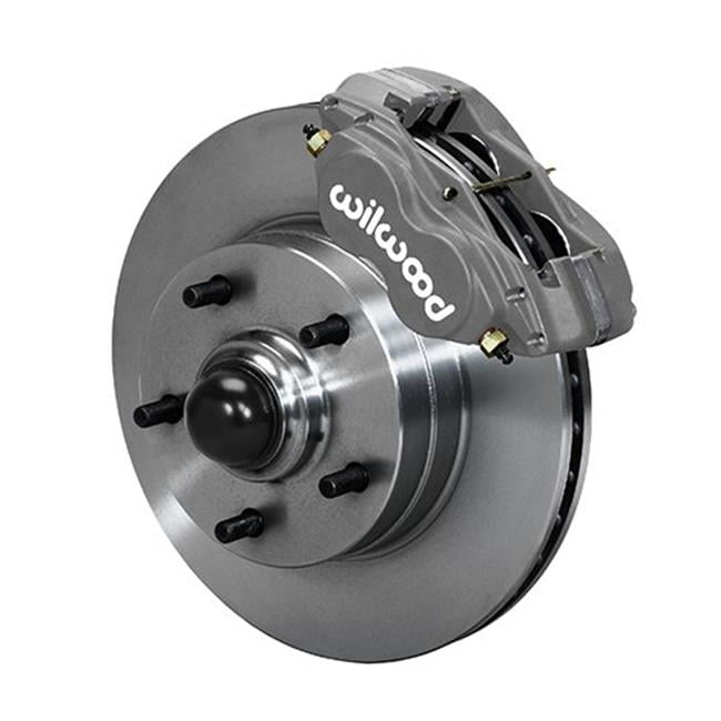 Wilwood Forged Dynalite-M Front Kit 11.30in 1 PC Rotor&Hub 1970-1973 Mustang Disc & Drum Spindle main image 1
