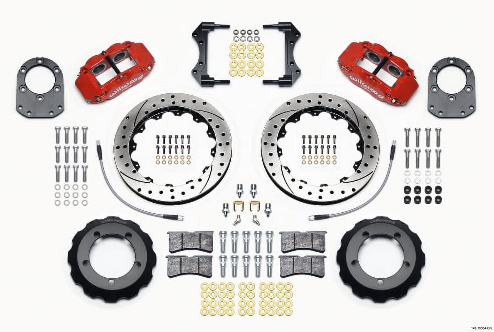 Wilwood Narrow Superlite 6R Front Hat Kit 12.88in Honda S2000