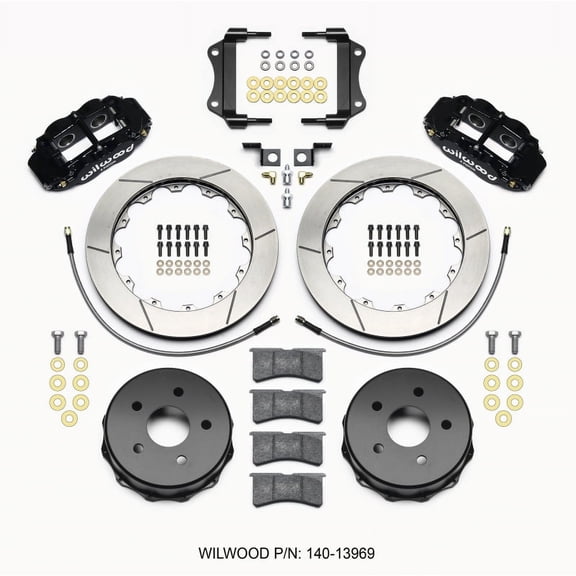 Wilwood Narrow Superlite 4R Rear Kit 12.88in 2007-up Jeep JK w/Lines