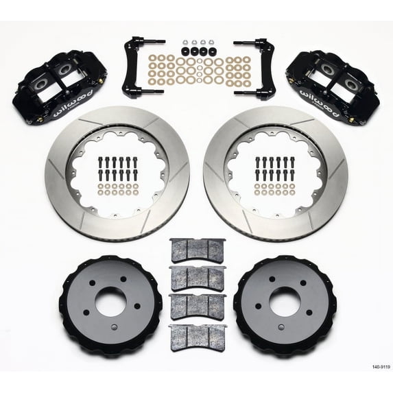 Wilwood Narrow Superlite 4R Rear Kit 14.00in 97-04 Corvette C5/Z06 05-13 C6
