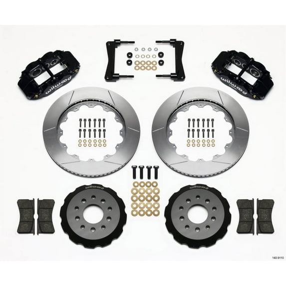 Wilwood Narrow Superlite 6R Front Hat Kit 14.00in 2005-2014 Mustang