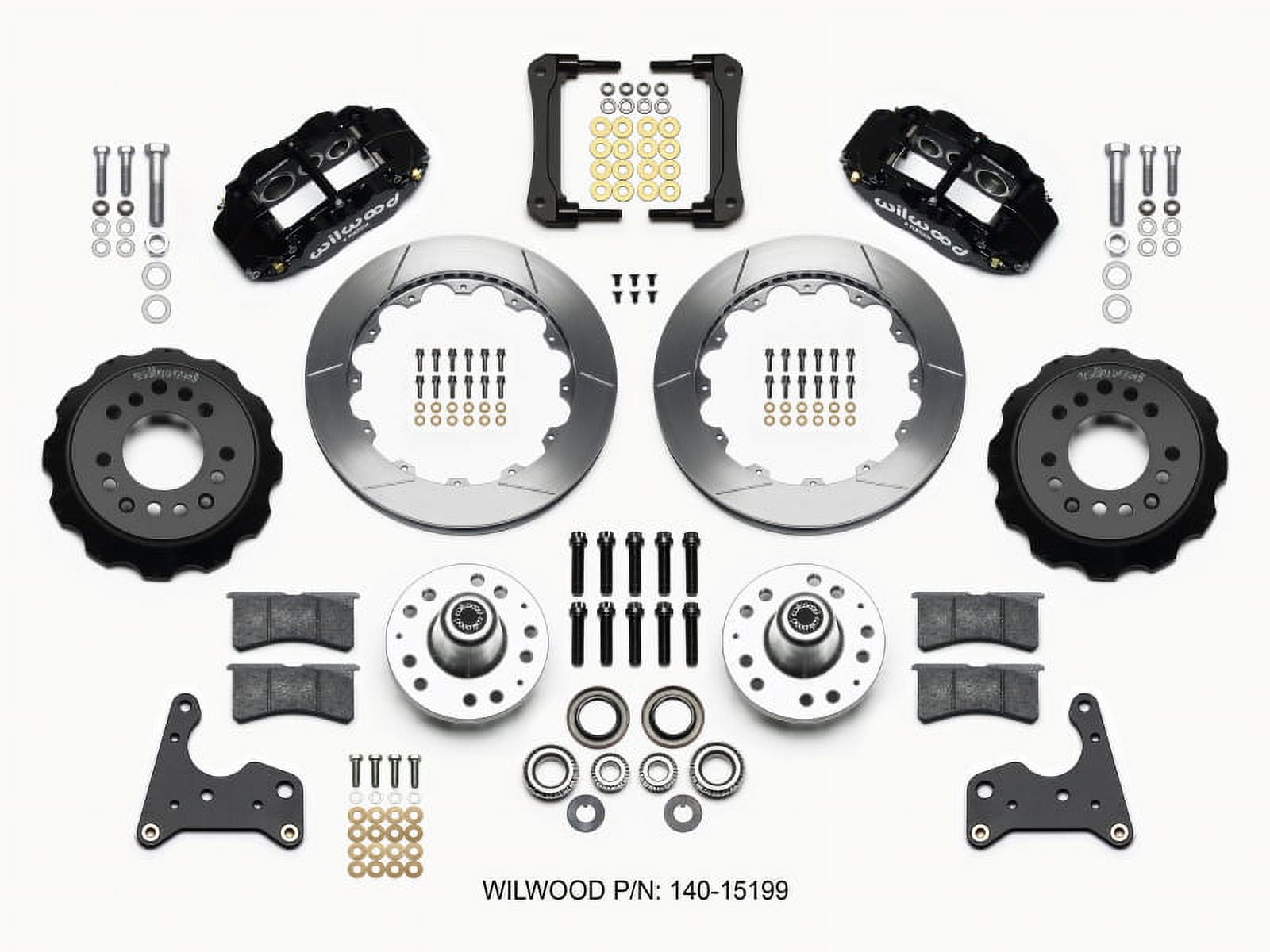 Wilwood Narrow Superlite 6R Front Hub & 1PC Rtr Kit 12.88in Dril 60-68 Ford / Mercury Full Size main image 0