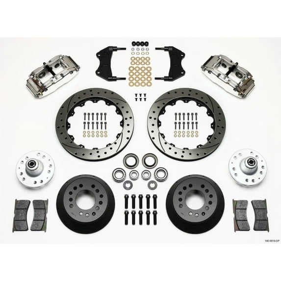 Wilwood Narrow Superlite 6R Front Hub Kit 12.88in Drill Pol WWE ProSpindle