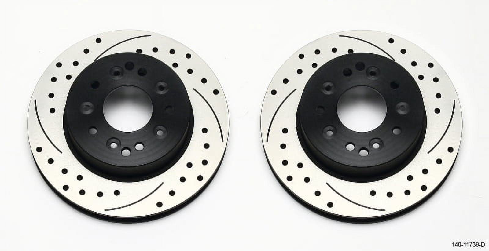 Wilwood Rotor Kit Front/Rear-Drilled 65-82 Corvette C2/C3 (1Pc Rotors) main image 0