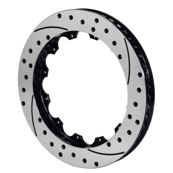 Wilwood Rotor-SRP48 SPC-37-LH-BLK-Drill 13.06 x 1.25 - 12 on 8.75in - 160-7799-BK