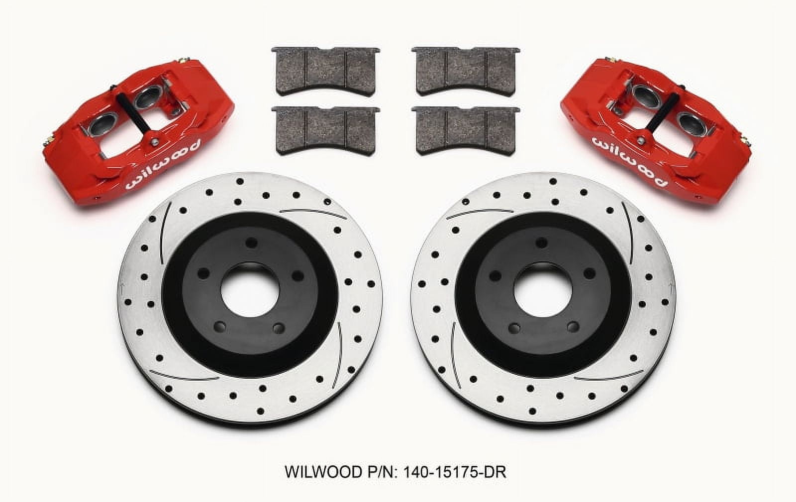 Wilwood SLC56 Front Caliper & Rotor Kit Red Corvette All C5 / Base C6 19972013