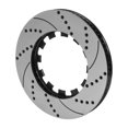 thumbnail image 1 of Wilwood 160-15328-BK SRP Dimpled & Slotted Driver Side Brake Rotor, 1 of 5