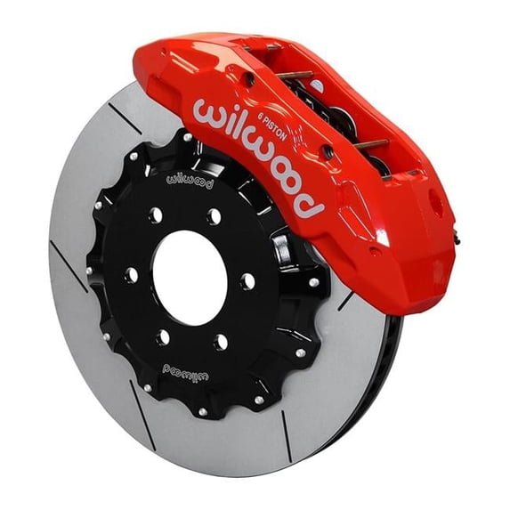 Wilwood TX6R Front Kit 15.50in Rotor w/ Lines - Red - 10-14 Ford F150 Raptor - 140-15886-R