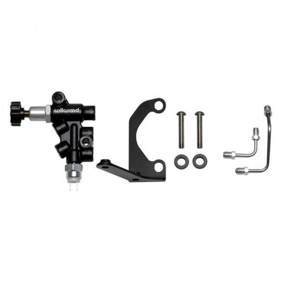 Wilwood  Tandem Master Cylinder Mounting Bracket Kit with Prop Valve