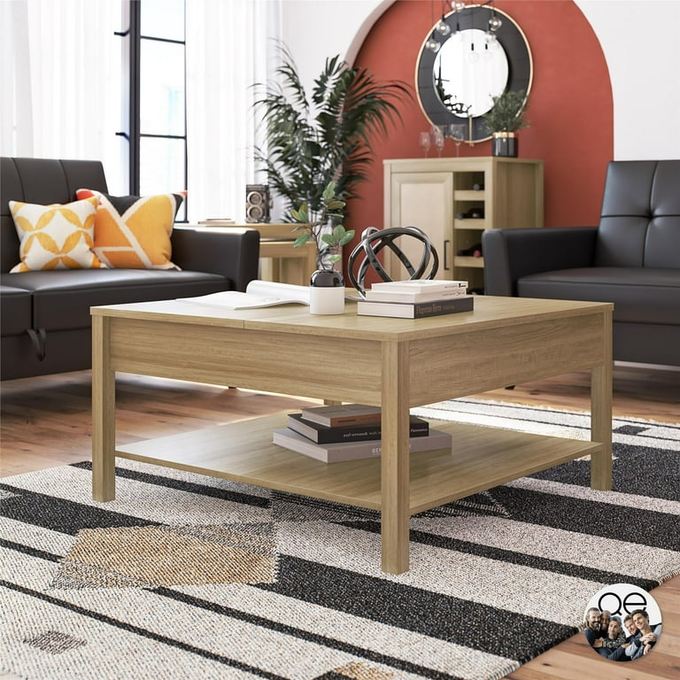 Natural wood lift top coffee table online