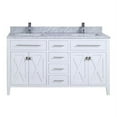 thumbnail image 1 of Wimbledon - 60 - White Cabinet + White Carrera Counter, 1 of 7