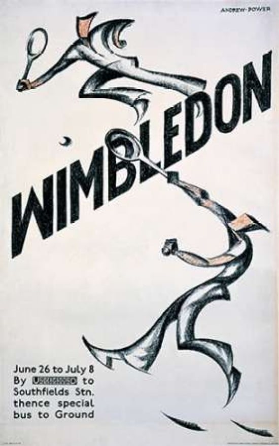 Wimbledon Canvas Art - Sybil Andrews (24 x 36)