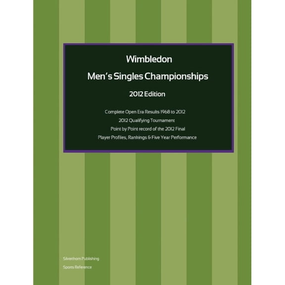 Wimbledon Men's Singles Championships 2012 Edition, (Paperback)