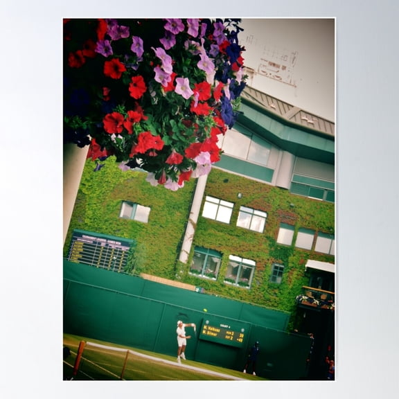 Wimbledon Tennis Poster Wall Art, Modern Wall Decor For Living Room Bedroom, 24x36 UNFRAMED