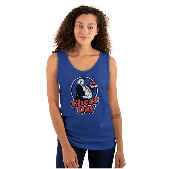 Wimpy Cheat Day Popeye Sailor Man Tank Top T Shirts Men Women Brisco Brands S