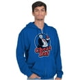 thumbnail image 1 of Wimpy Cheat Day Popeye Sailor Man Unisex Plus Size Zip Hoodie Brisco Brands 4X, 1 of 4