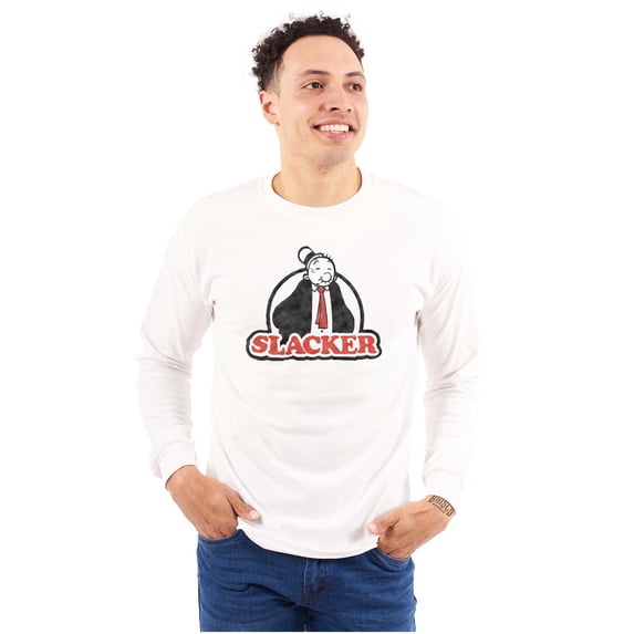 Wimpy Slacker Popeye The Sailor Man Long Sleeve TShirt Men Women Brisco Brands S