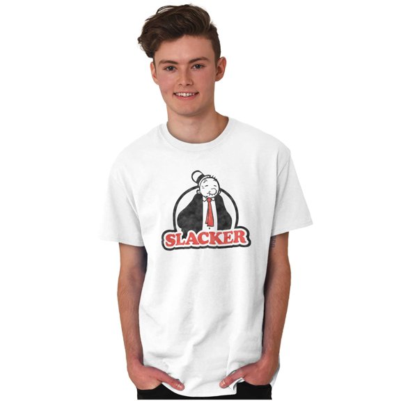 Wimpy Slacker Popeye The Sailor Man Men's Graphic T Shirt Tees Brisco Brands L