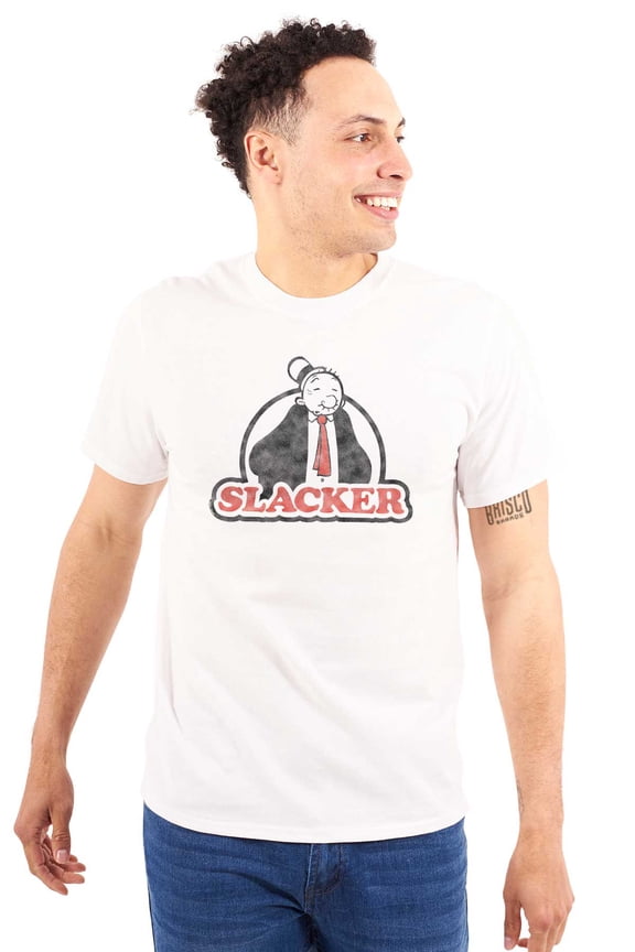 Wimpy Slacker Popeye The Sailor Man Unisex Plus Size Graphic Tee Brisco Brands 2X