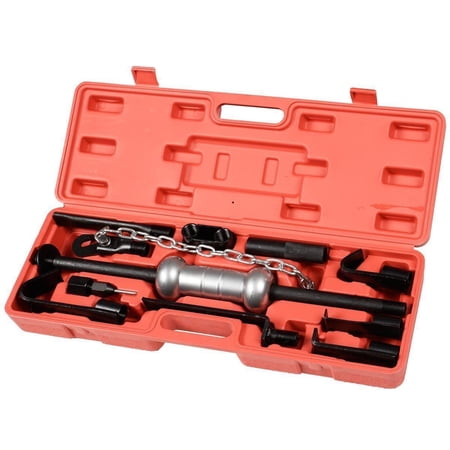 Win Max 10 lb Heat Treated Steel Panel Beater Dent Puller Slide Hammer Automotive Body Repair Tool