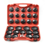 Win Max 30 Pieces Oil Filter Cap Wrench Cup Socket Set For Mercedes BMW VW Audi Volvo Ford