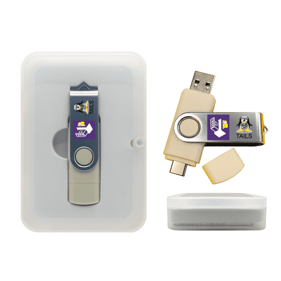 Tails Linux Persistent Bootable USB with 32GB Storage | Encrypted persistent storage for saving selected files and settings while using Tails live