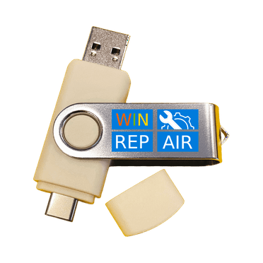 Win Repair USB - Windows Repair Reinstall Data Recovery Drivers Bootable Thumb Drive Stick for PC